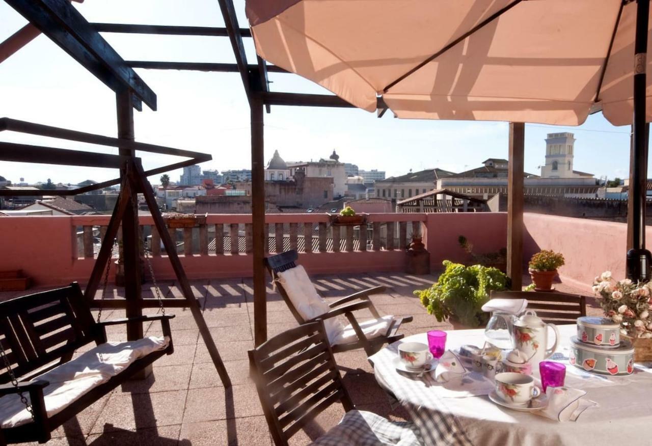 Attico In Centro Con Vista Della Torre - Cozy Penthouse Facing To The Tower Daire Oristano Dış mekan fotoğraf